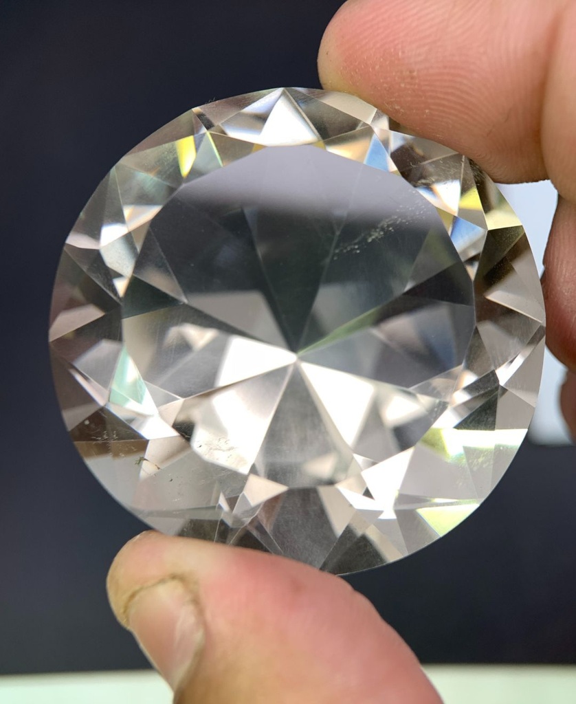 Natural Quartz Crystal – Clear Cut with Unique Formation